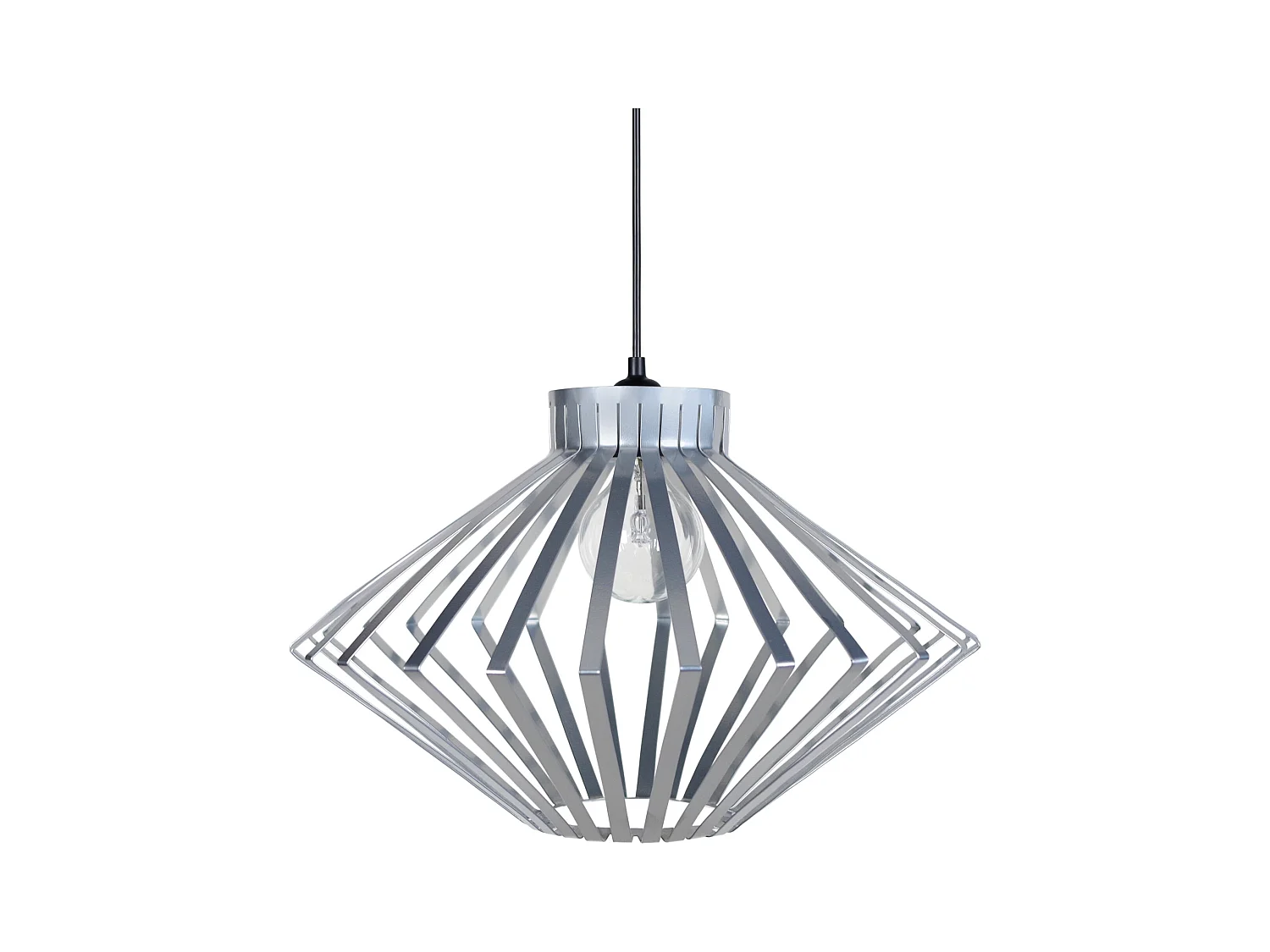 Suspension TOSEL ,métal,Aluminium, H 90xD37x P 37cm