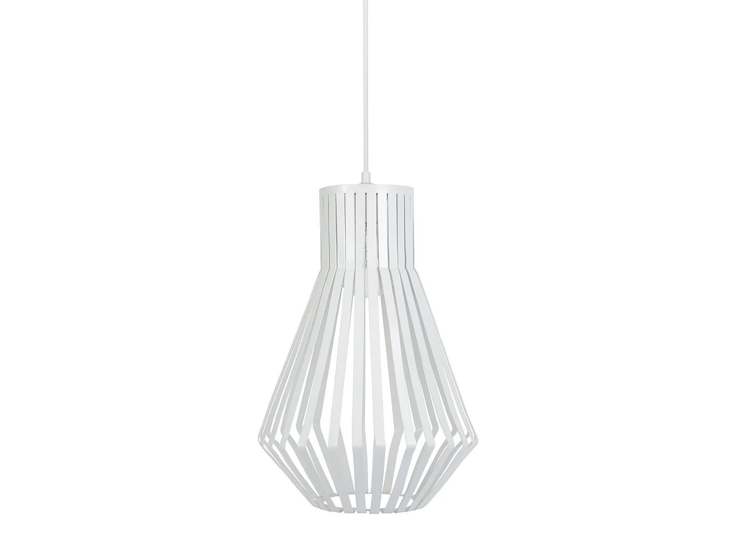 Suspensão TOSEL  LAM. ZURICK metal cônico taupe D27 x  H99  cm