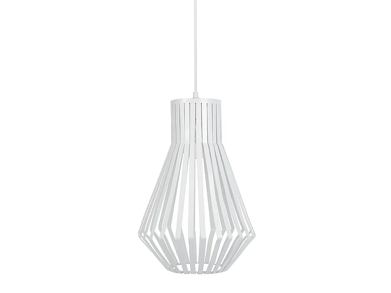 Suspensão TOSEL  LAM. ZURICK metal cônico taupe D27 x  H99  cm