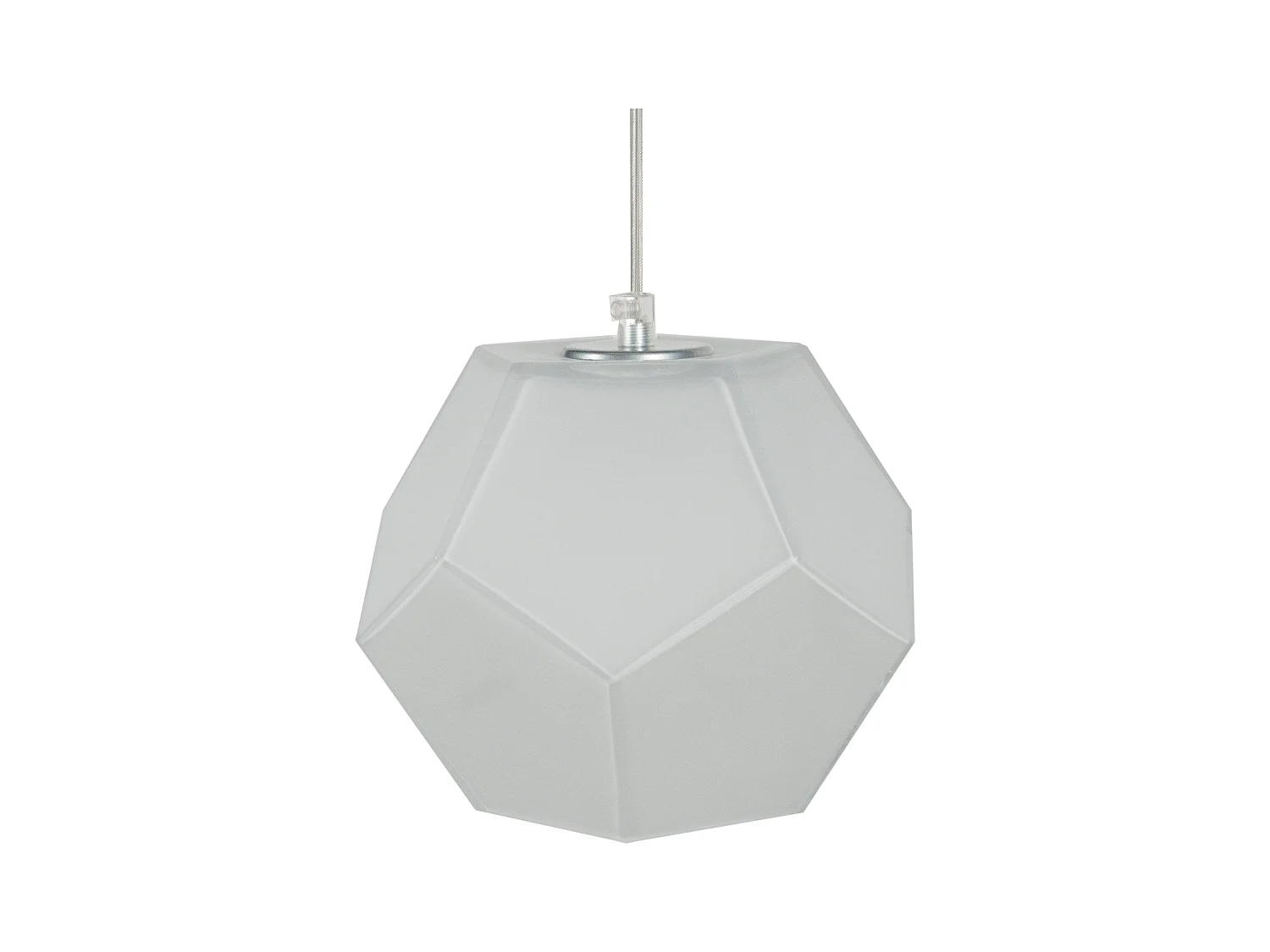 Suspension TOSEL ,verre,Gris ,H 77xD19x P 19cm
