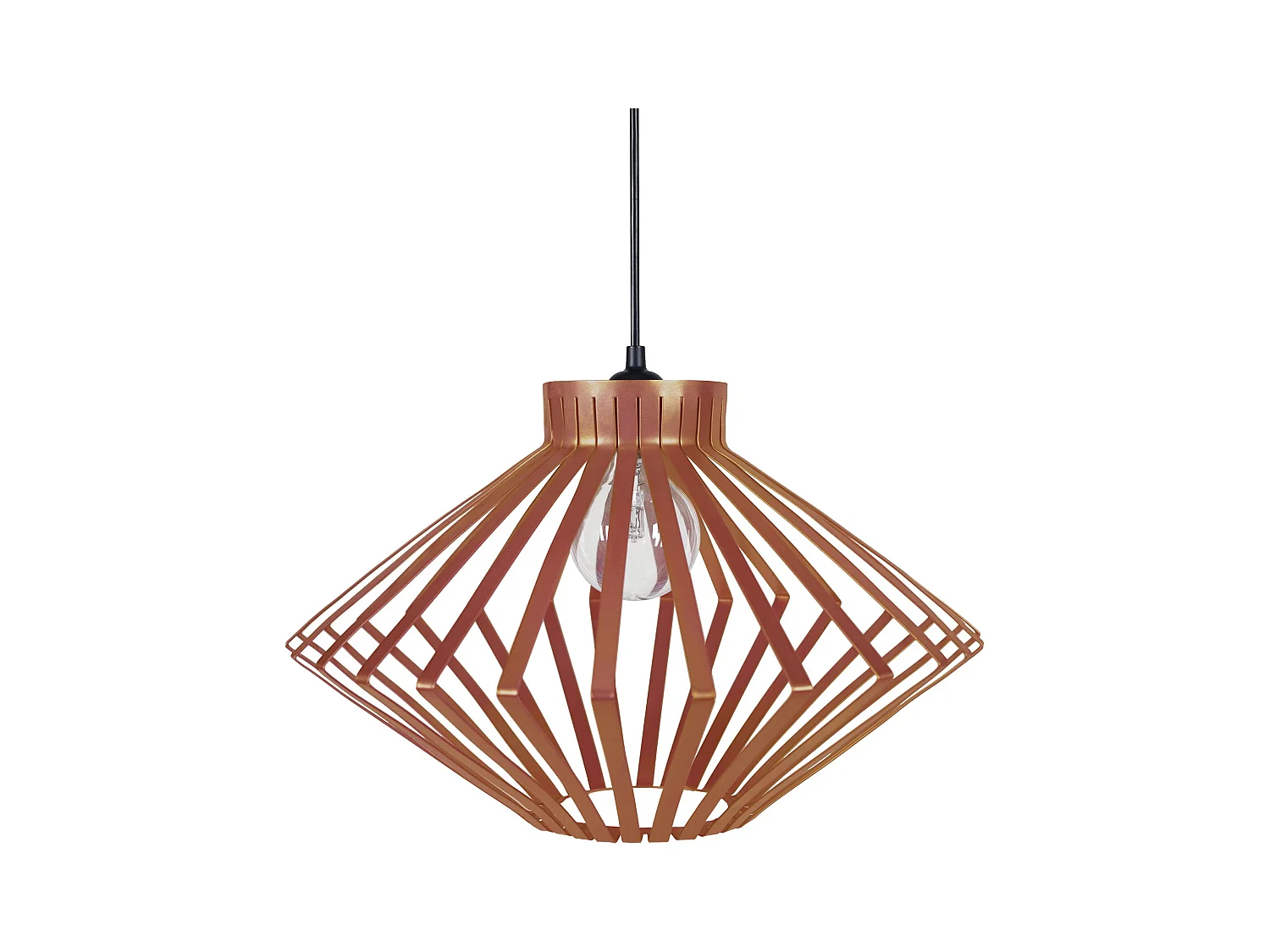 Suspension TOSEL ,métal,Cuivre ,H 90xD37x P 37cm