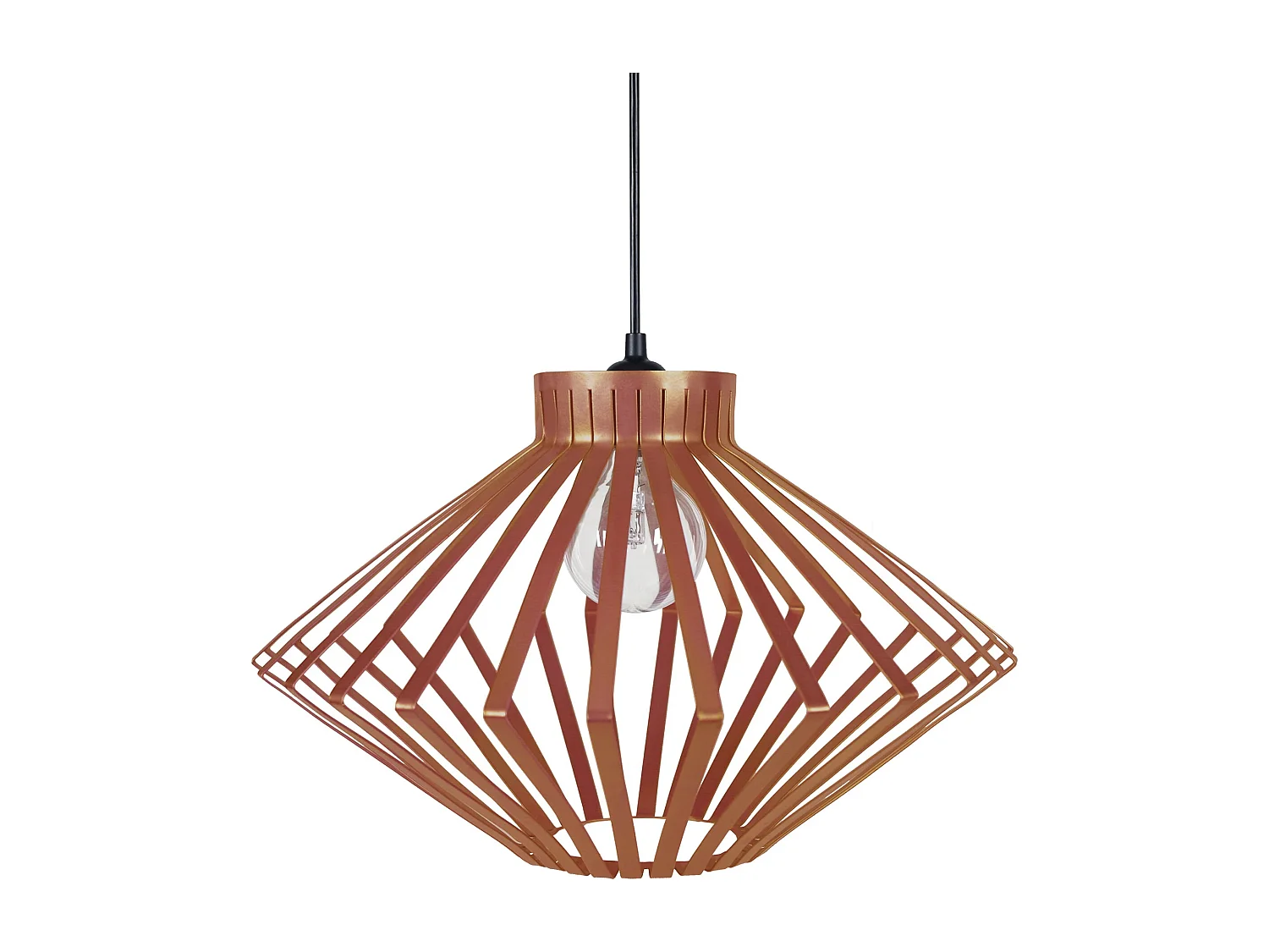 Suspension TOSEL ,métal,Cuivre ,H 90xD37x P 37cm