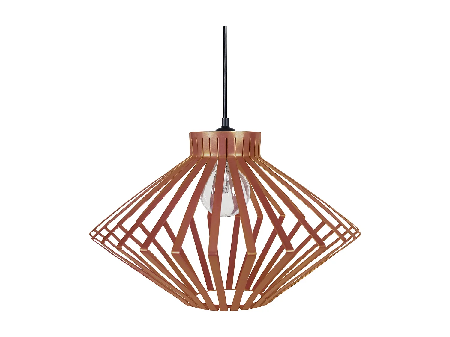 Suspension TOSEL ,métal,Cuivre ,H 90xD37x P 37cm