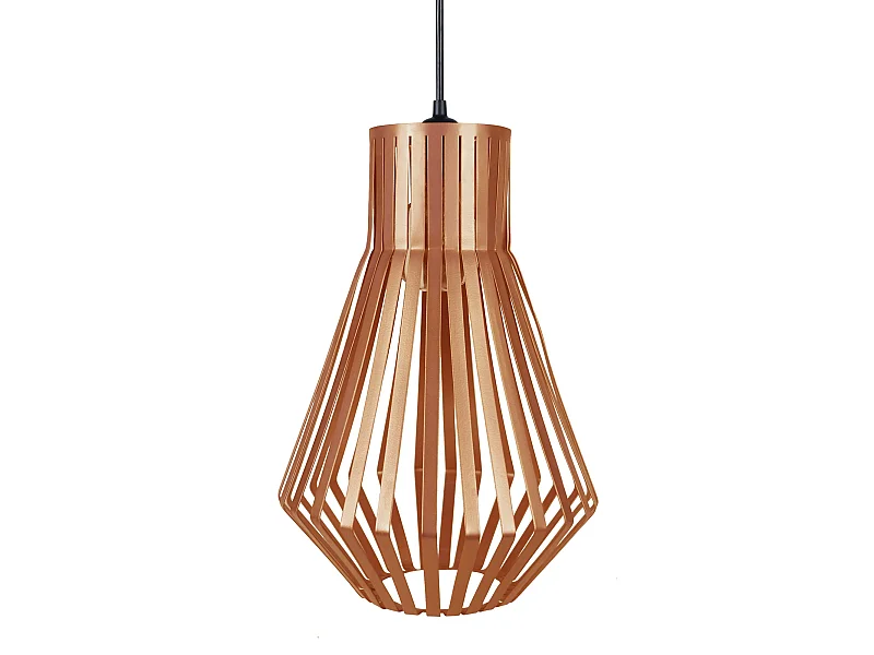 Suspensão TOSEL  LAM. ZURICK metal globo cinza D36 x  H90  cm