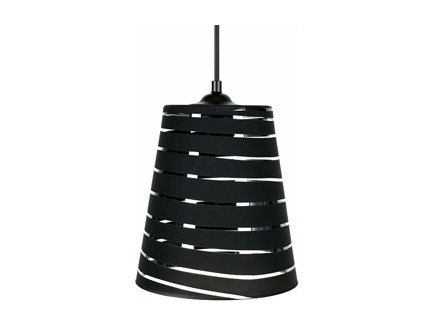 Suspensão TOSEL  TEMPERE vidro cúpula vermelho D28,5 x  H84  cm