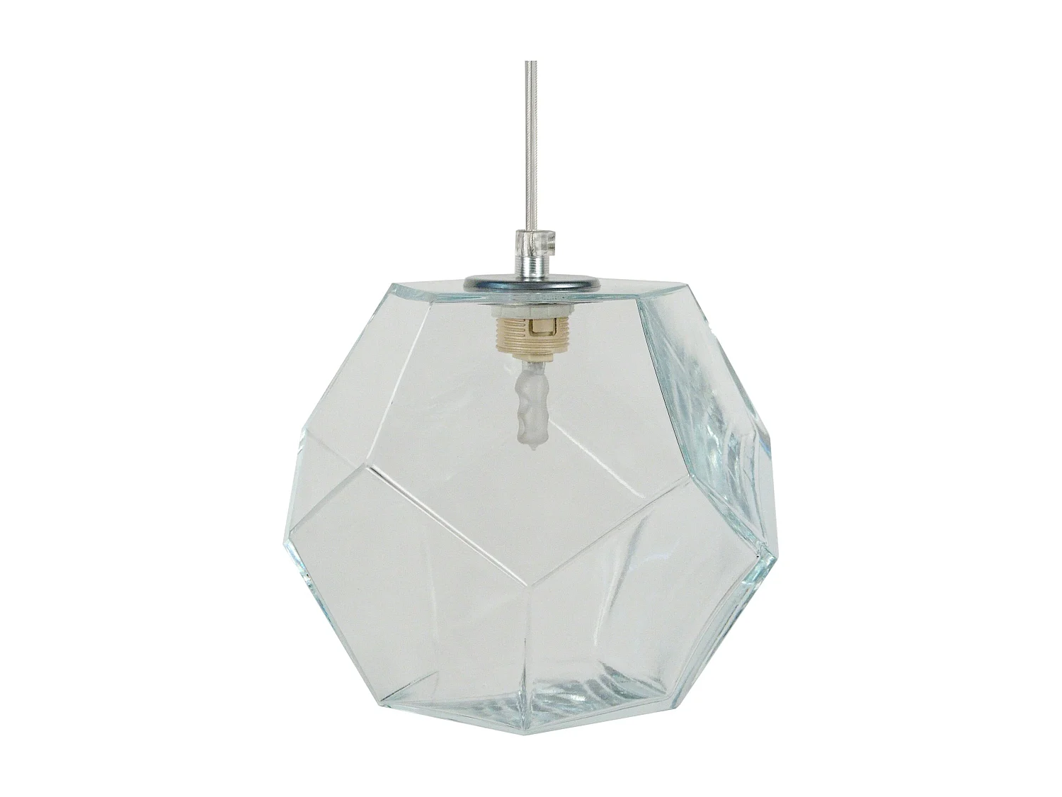 Suspensión  TOSEL ,vidrio,Aluminio,A 77x D19xP19cm