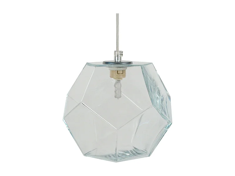 Suspension TOSEL ,verre,Aluminio,H 77x D19xP19cm