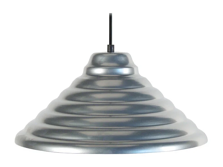 Suspensão TOSEL  ONDULÉ metal oval bronze D33 x  H80  cm