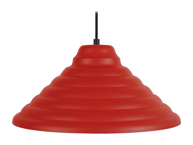 Suspensión  TOSEL ,metal,Rojo,A77xD 40x P 40cm