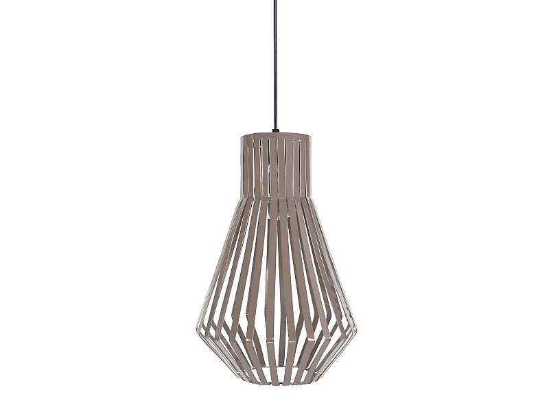 Suspensão TOSEL  LAM. ZURICK metal globo vermelho D36 x  H90  cm