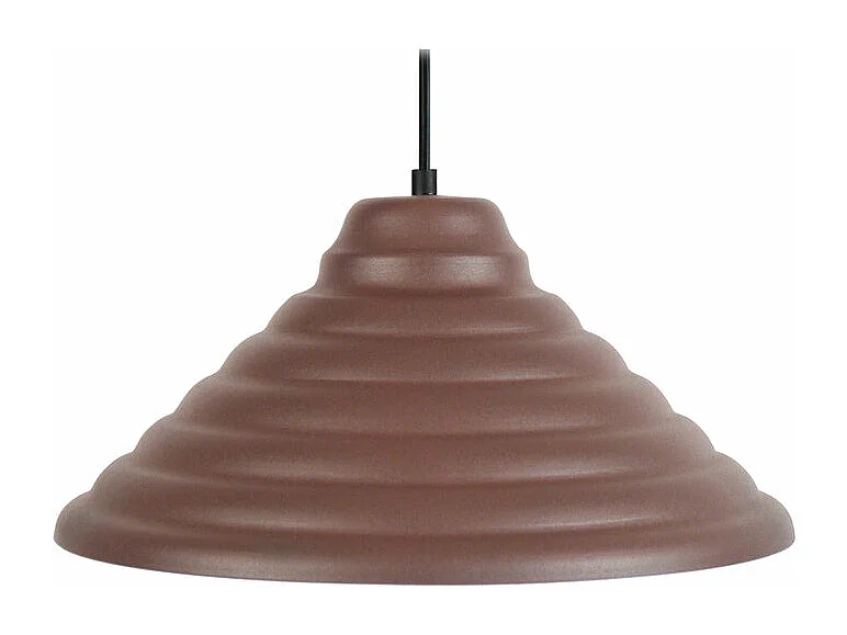 Suspensão TOSEL  ONDULÉ metal oval Dourado D33 x  H80  cm