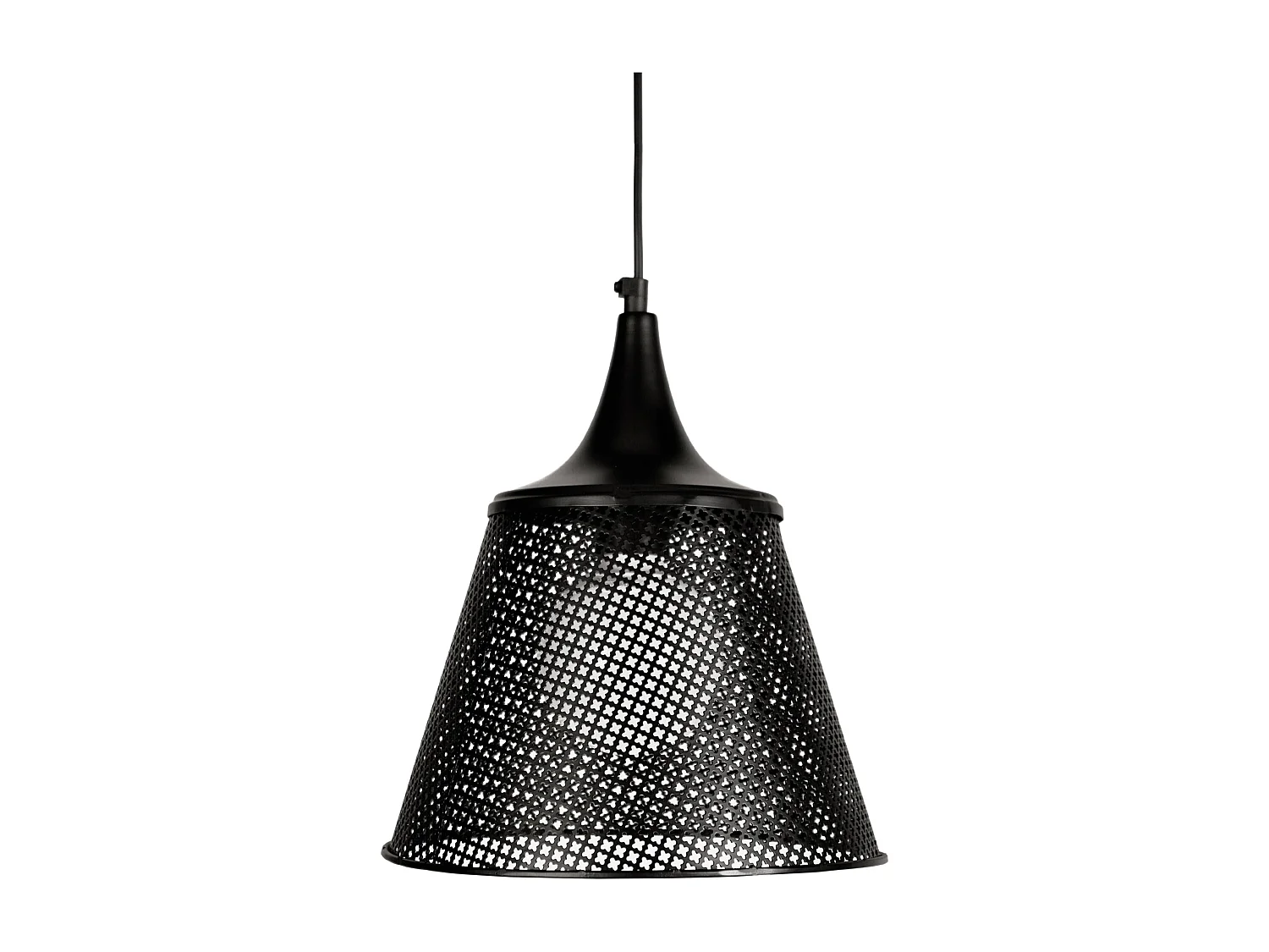 Suspension TOSEL ,métal,Noir ,H90xD25xP25cm