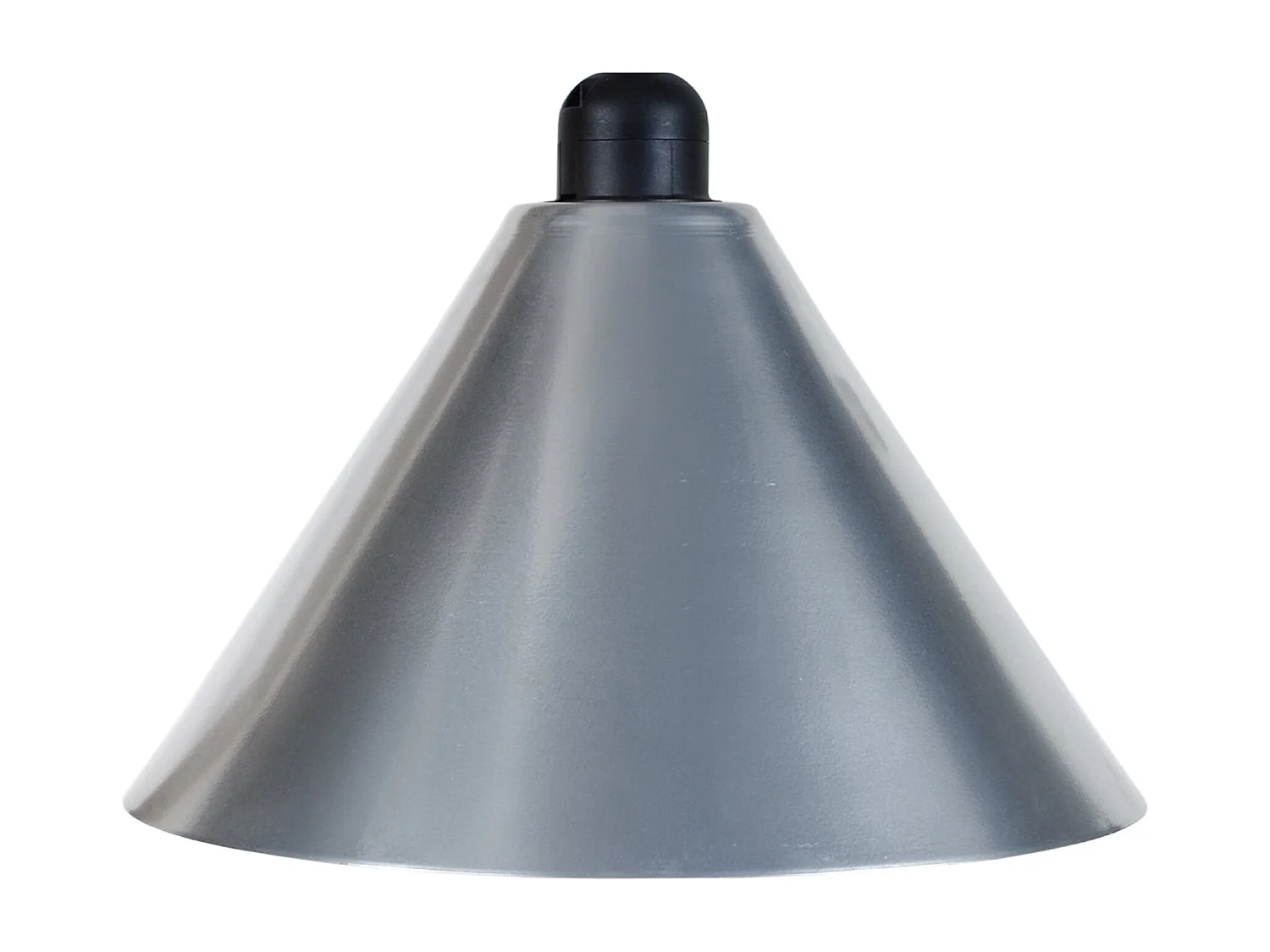 Aplique TOSEL KRAN CÔNE metal arqueado cinza D30 x  H30  cm