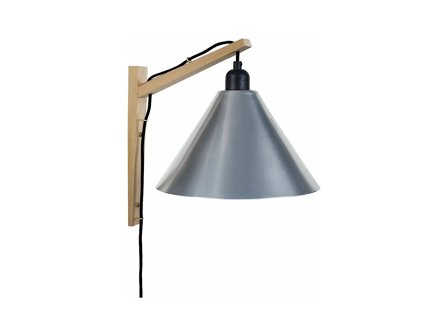 Applique TOSEL ,bois,naturel,H 30x D30xP30cm