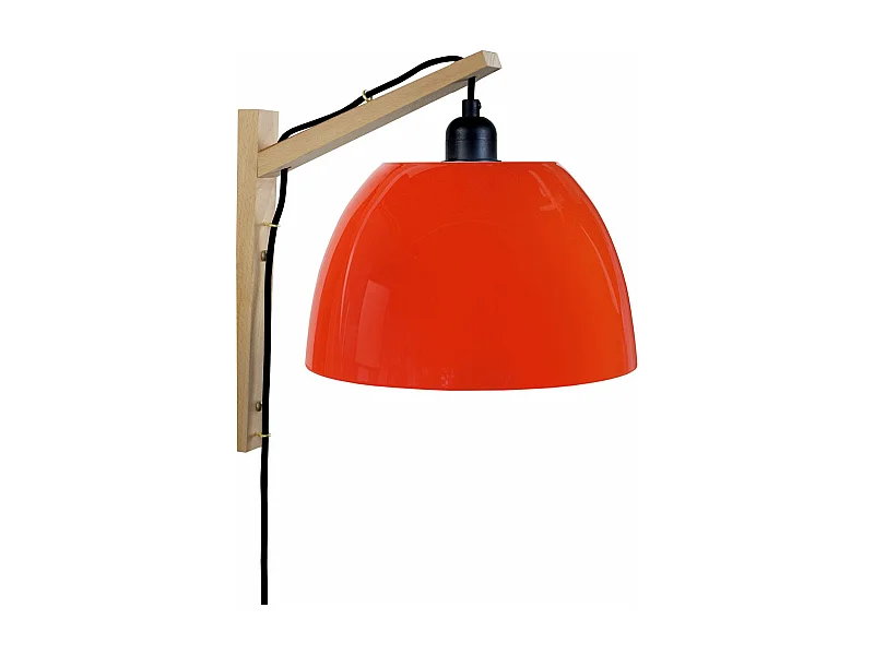 Applique bois naturel,rougé 30cm.