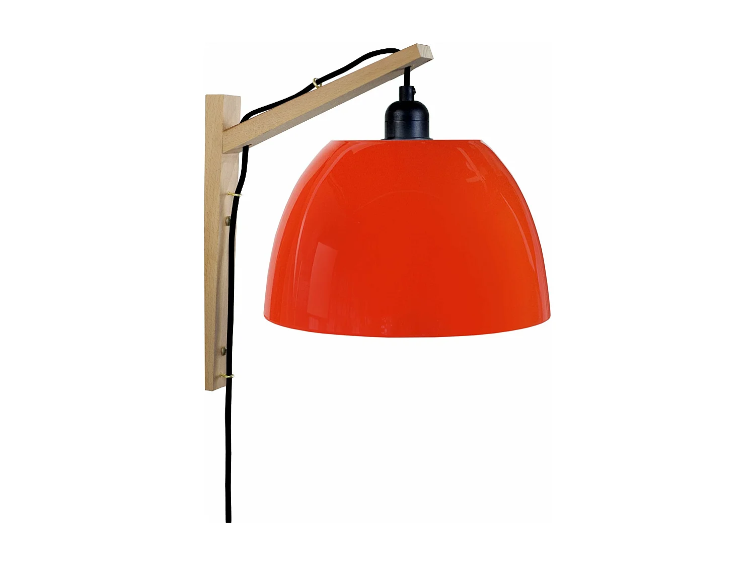 Applique bois naturel,rougé 30cm.