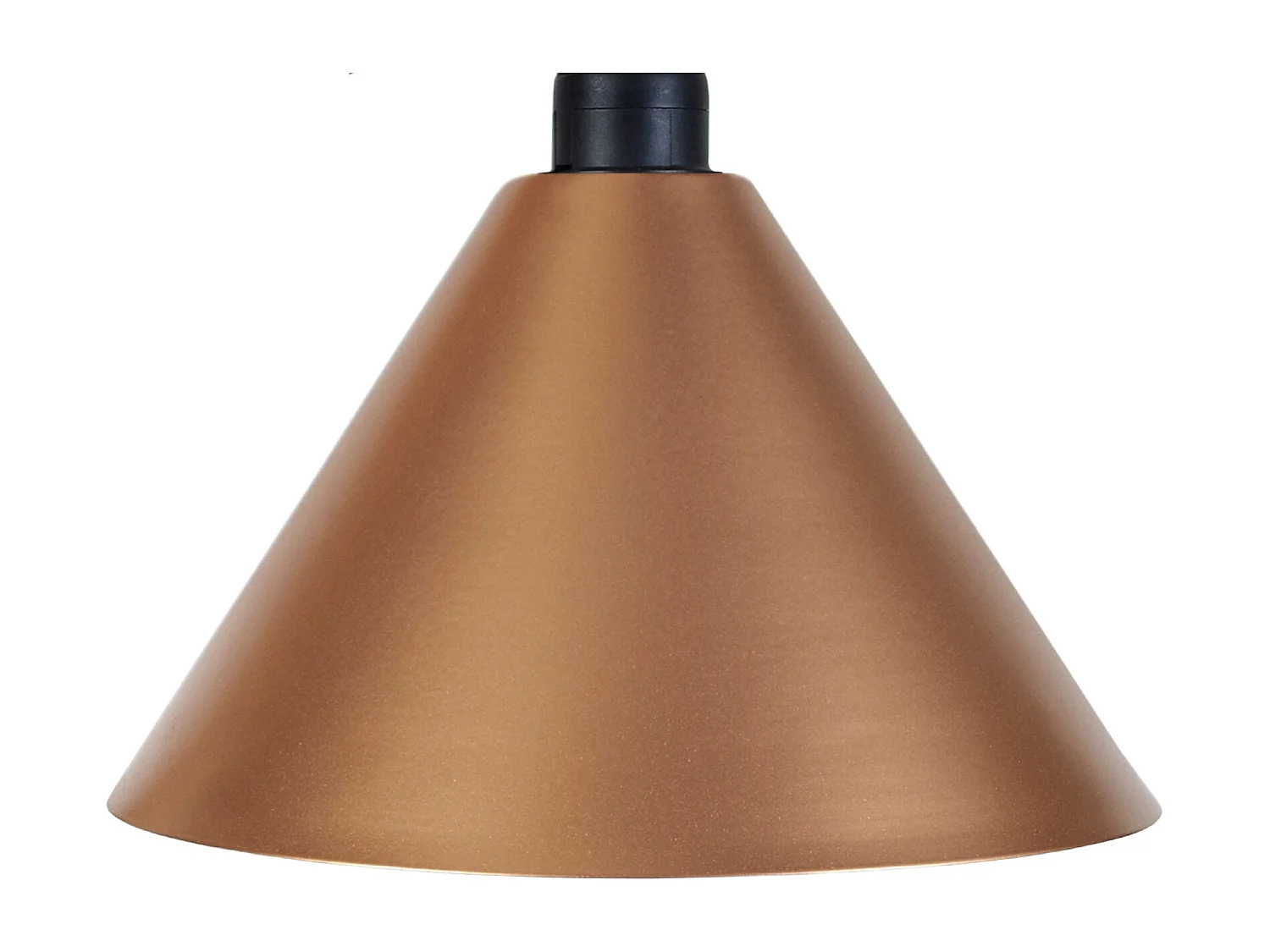 Aplique TOSEL KRAN CÔNE metal arqueado cobre D30 x  H30  cm