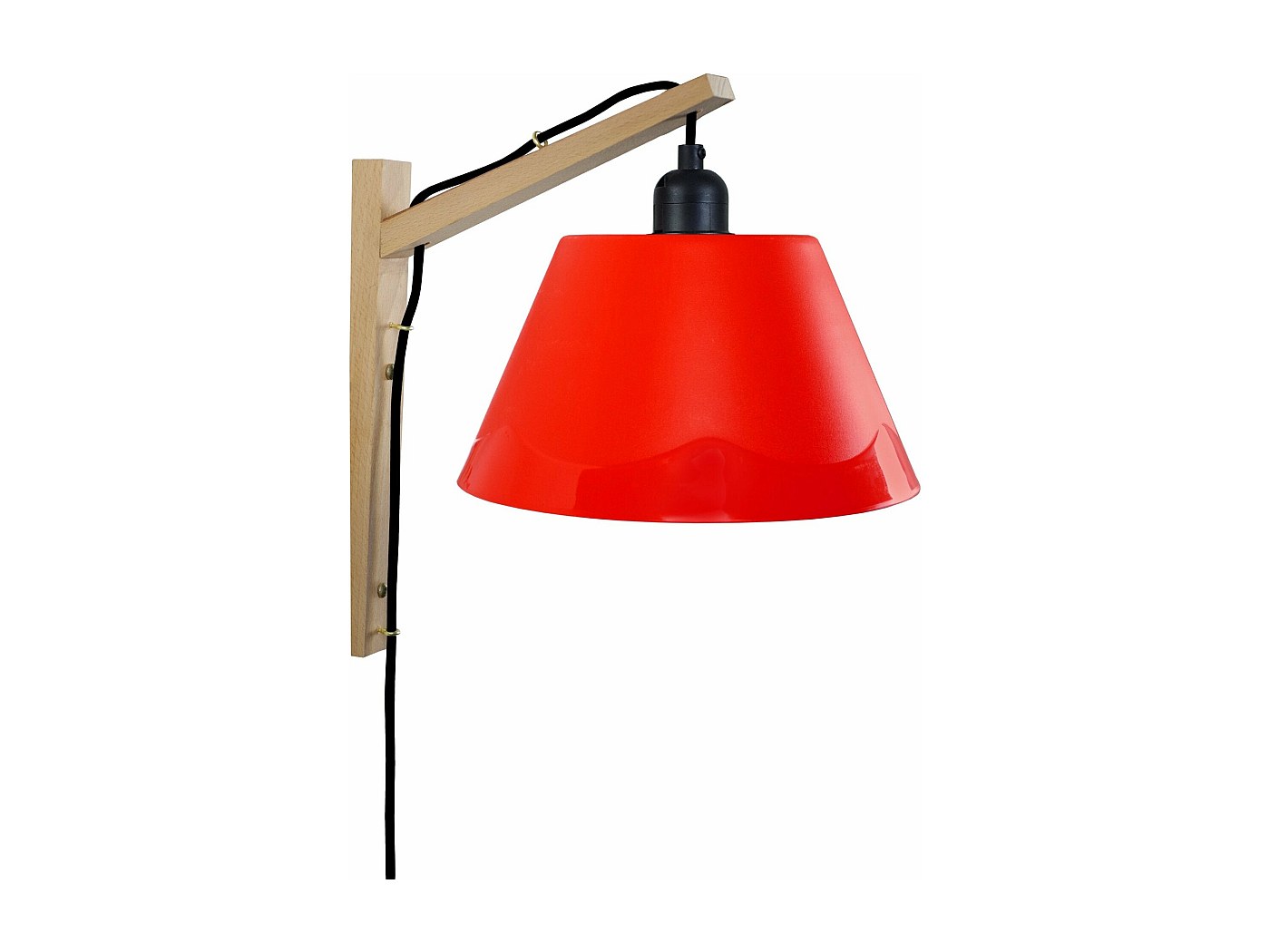 Applique Murale Nordique Moderne - Fer Noir - E27 - Pour Chambre, Salon, Couloir - 13