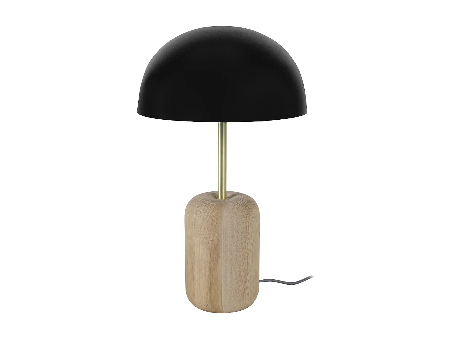 Lámpara de Mesa  TOSEL ,madera,natural,A36xD23xP23 cm