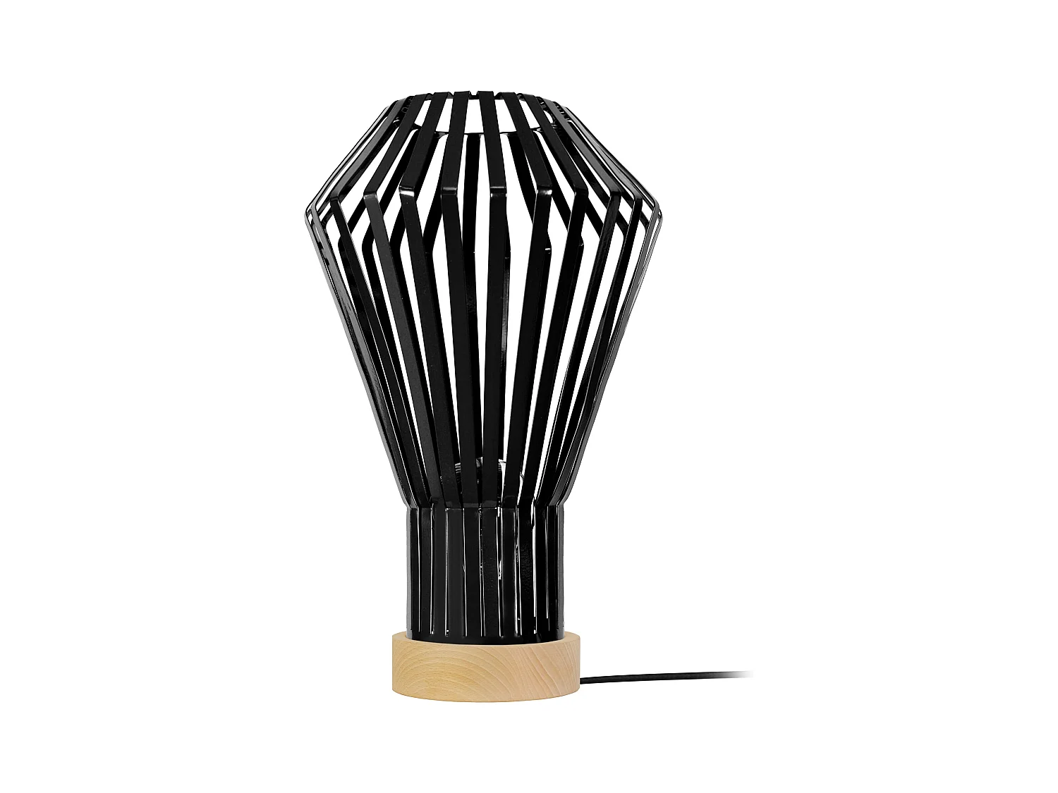 Lampe a Poser TOSEL ,métal,naturel,H 43xD27xP27cm