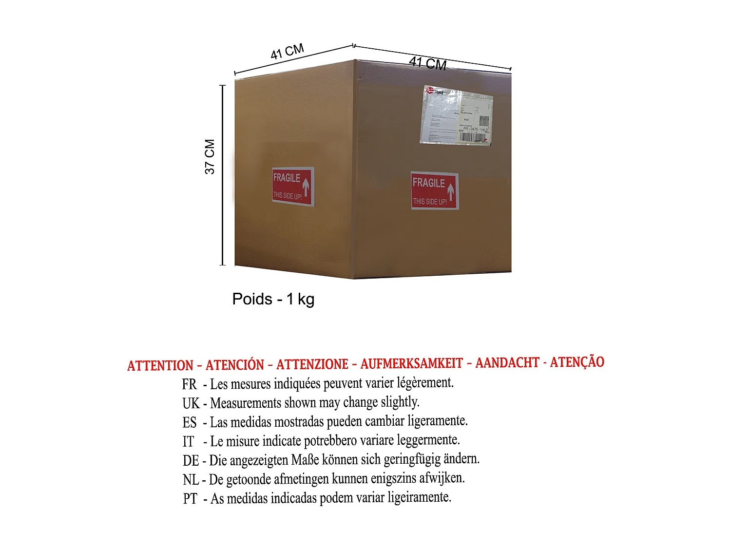 Abajur TOSEL SKARA tecido coluna acinzentado D30 x  H52  cm