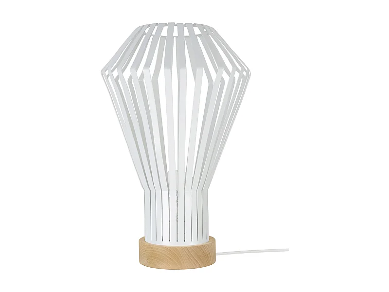 Candeeiro de mesa TOSEL TRIBERG metal tripé amarelo D30 x  H45  cm