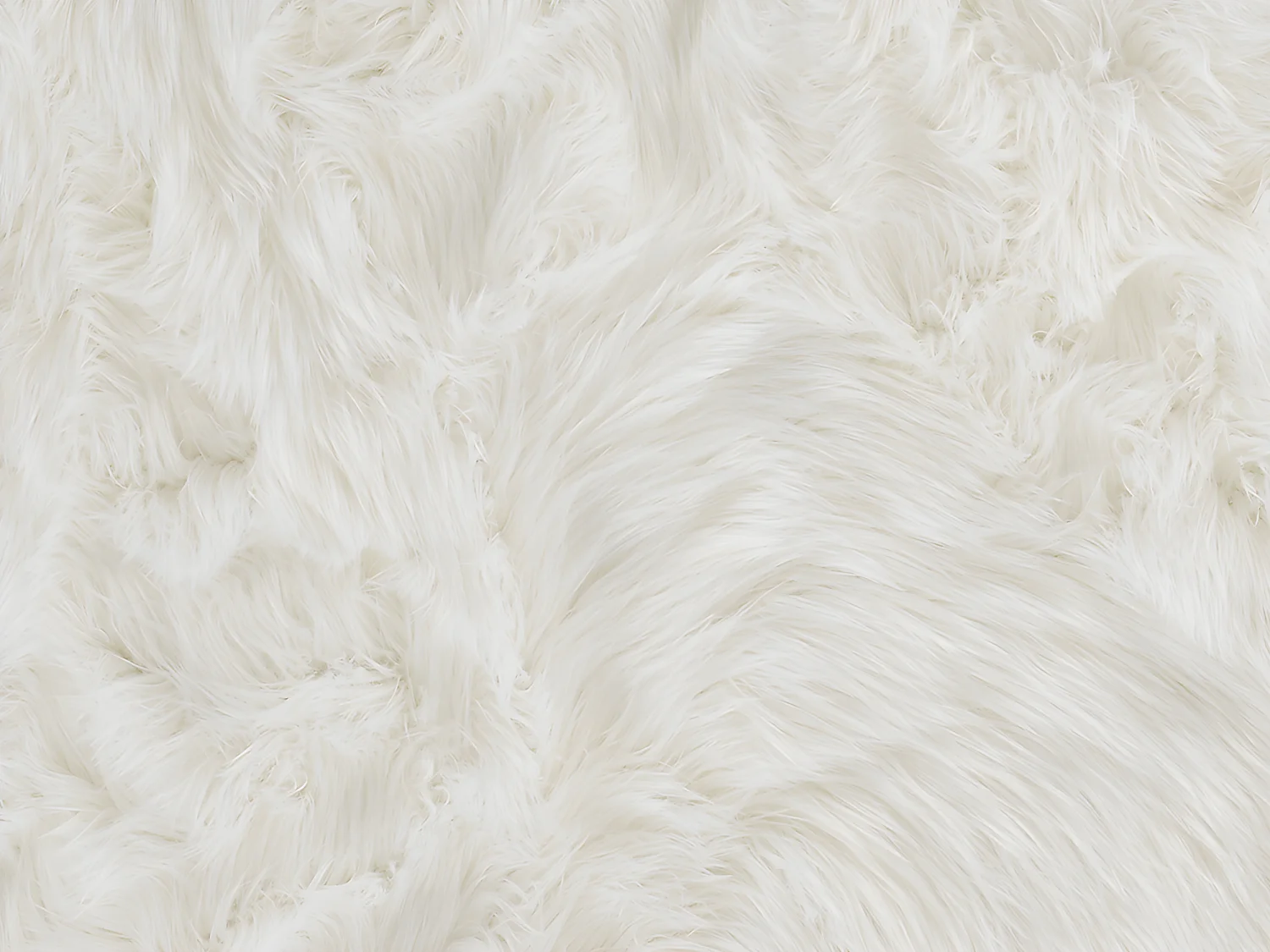 Alfombra imitación piel de oveja SHEEP - 120x170 cm - blanco