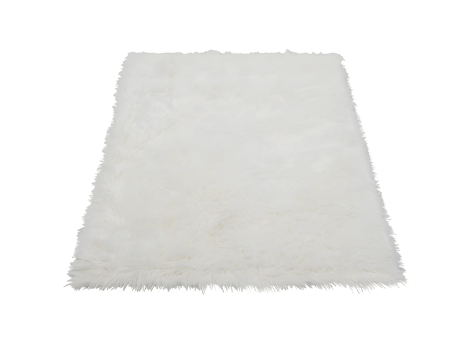 Alfombra imitación piel de oveja SHEEP - 120x170 cm - blanco