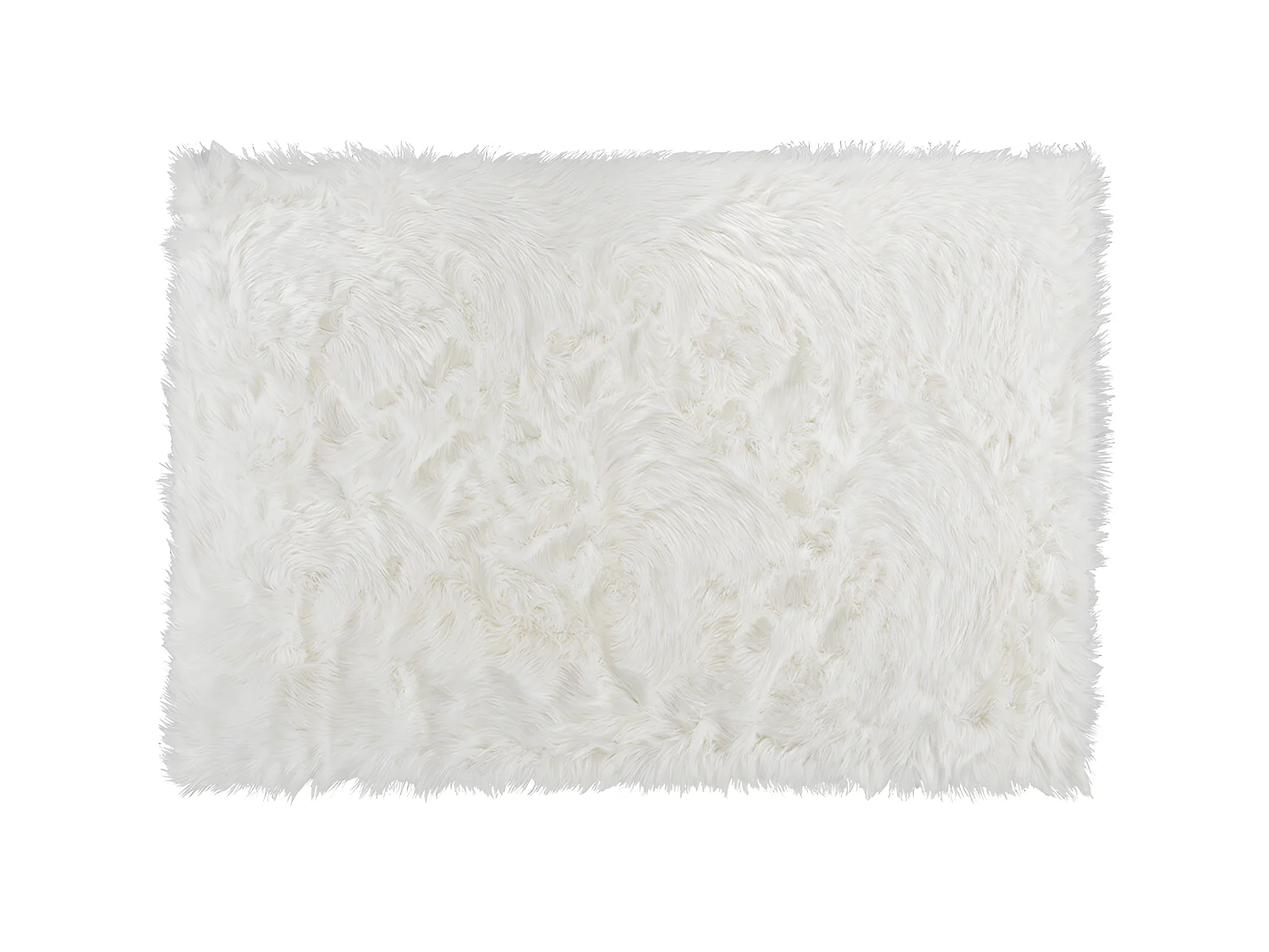 Tapijt imitatie-schapenbont SHEEP - 120 x 170 cm - grijs