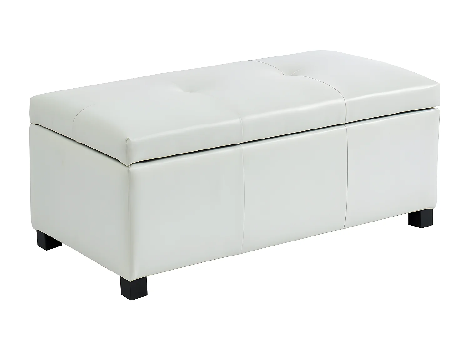 Banc coffre simili FILIPPO - Blanc