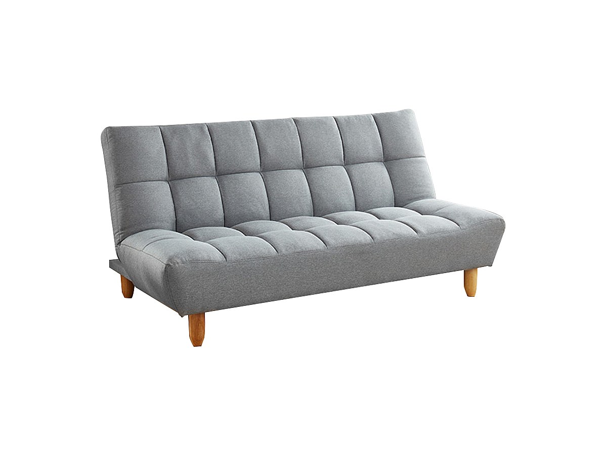 Modulierbares Sofa Bettfunktion Stoff ESTEBAN - Grau kaufen
