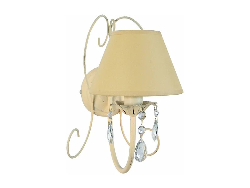 Aplique TOSEL PAMPILLES tecido braço bege D25 x  H9  cm