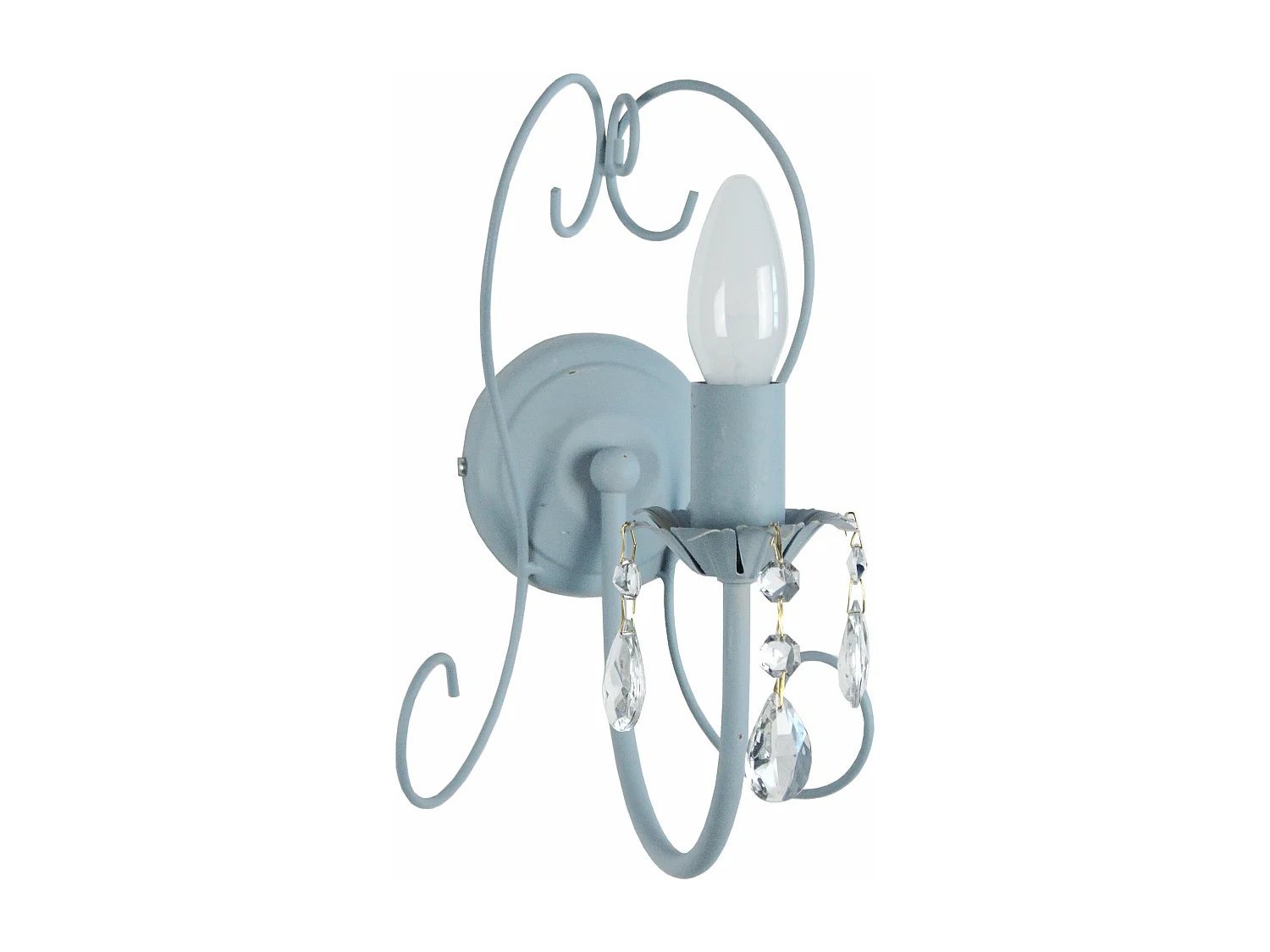 Aplique TOSEL PAMPILLES tecido braço durante D25 x  H9  cm