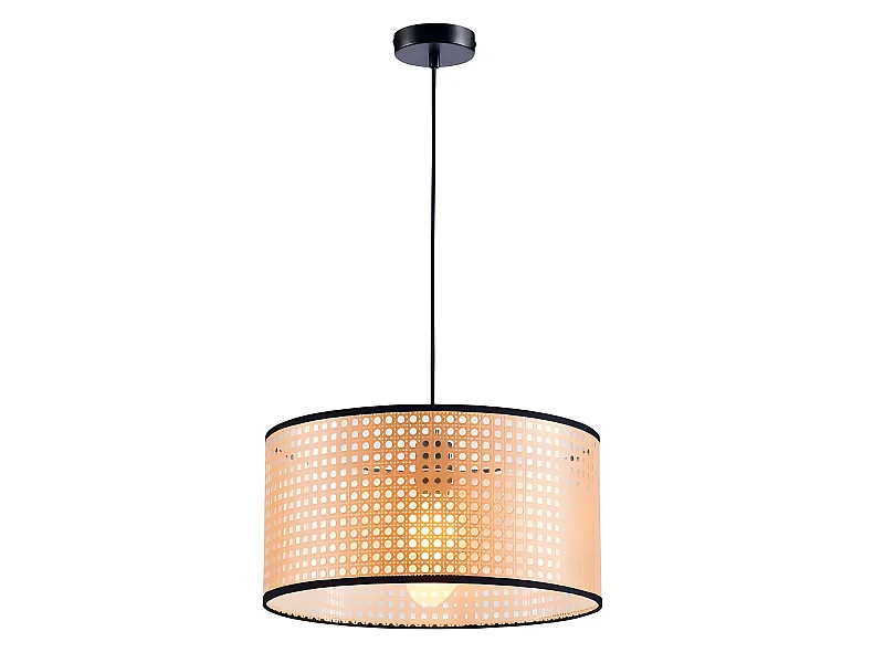 Lampe Suspension Design "Fyffe" 110cm Beige
