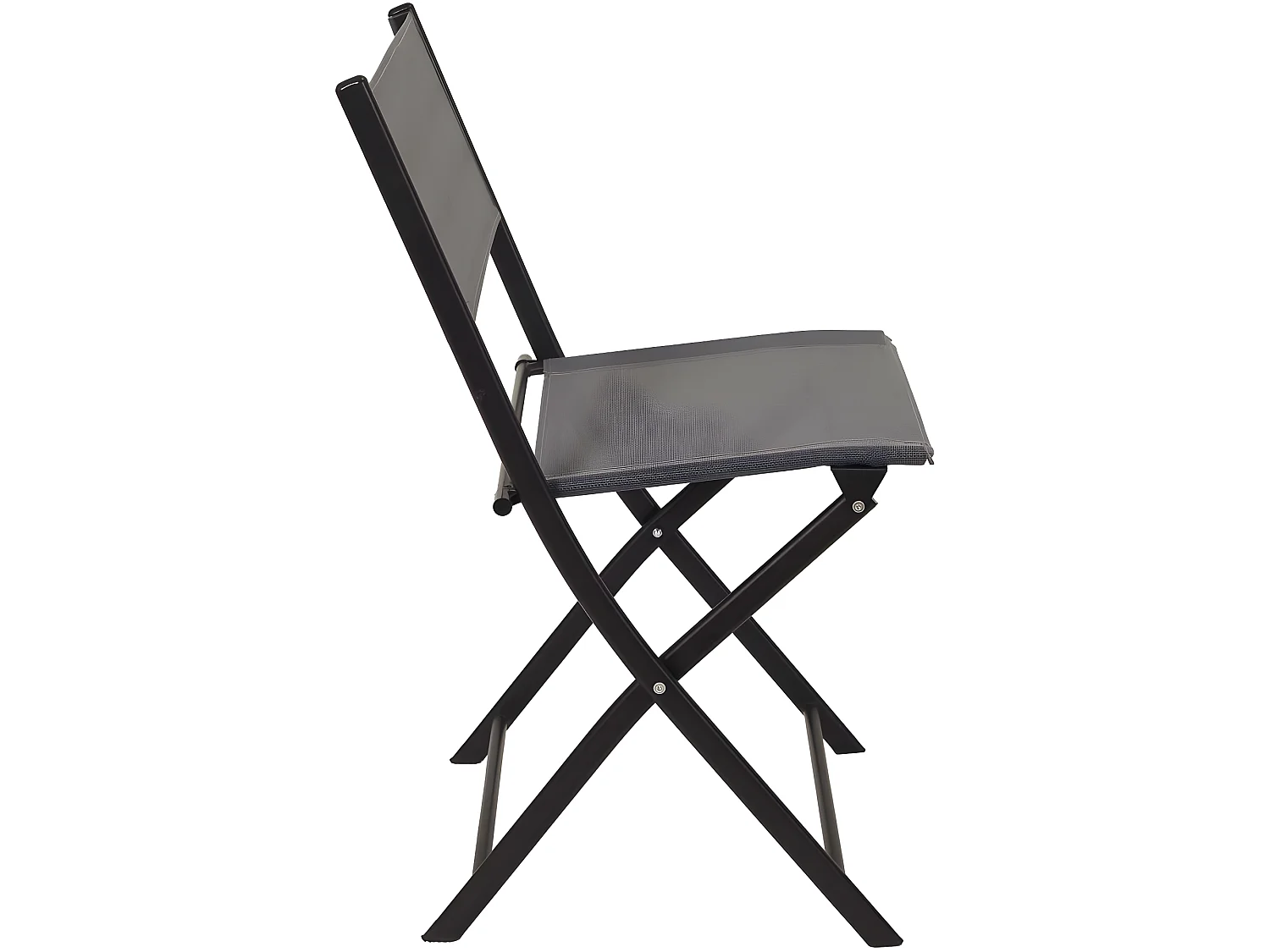 Chaise de jardin pliable en acier Elba (Lot de 2)