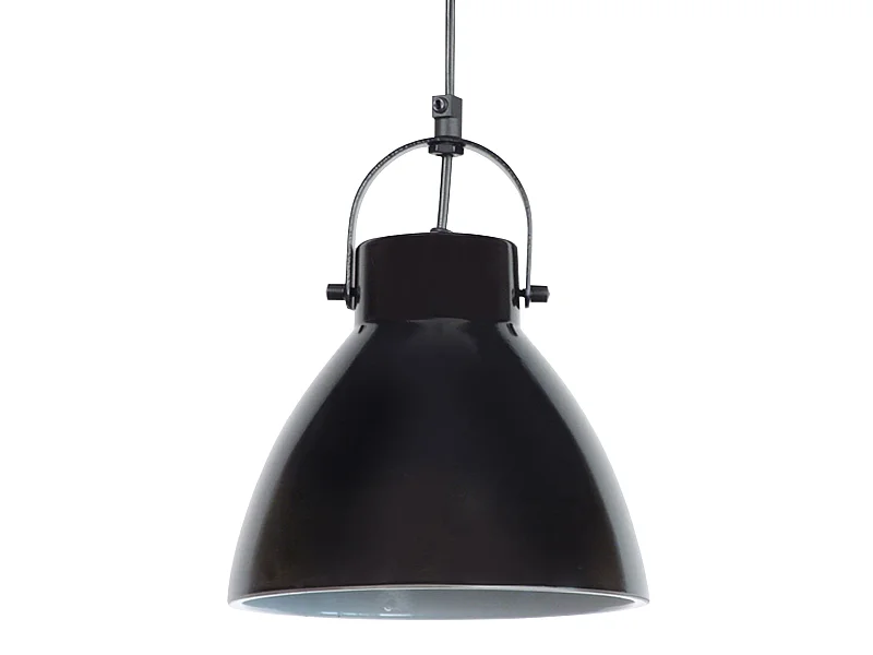 Suspensão TOSEL  ANDERSEN vidro cônico preto D18 x  H80  cm