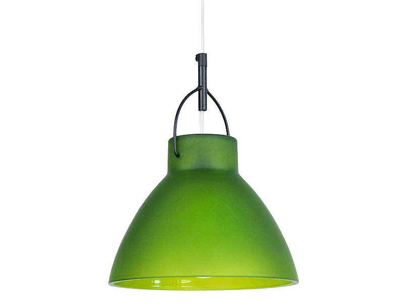 Suspensão TOSEL  ANDERSEN vidro cônico anis D25 x  H90  cm