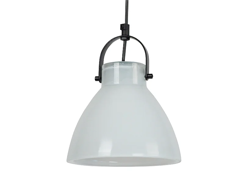 Suspensão TOSEL  ANDERSEN vidro cônico opala D18 x  H80  cm