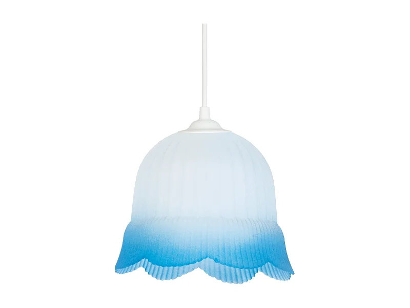 Suspension TOSEL ,verre,Gris ,H80xD17xP17cm