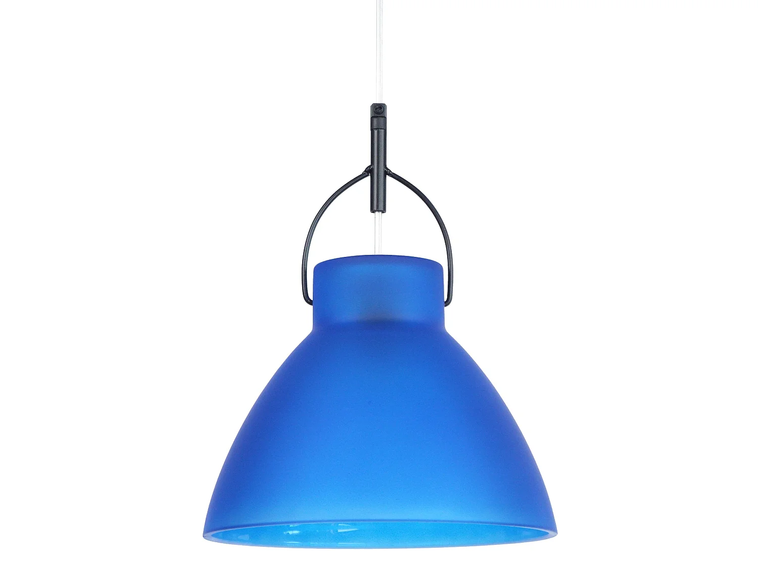 Suspensão TOSEL  ANDERSEN vidro cônico azul D25 x  H90  cm