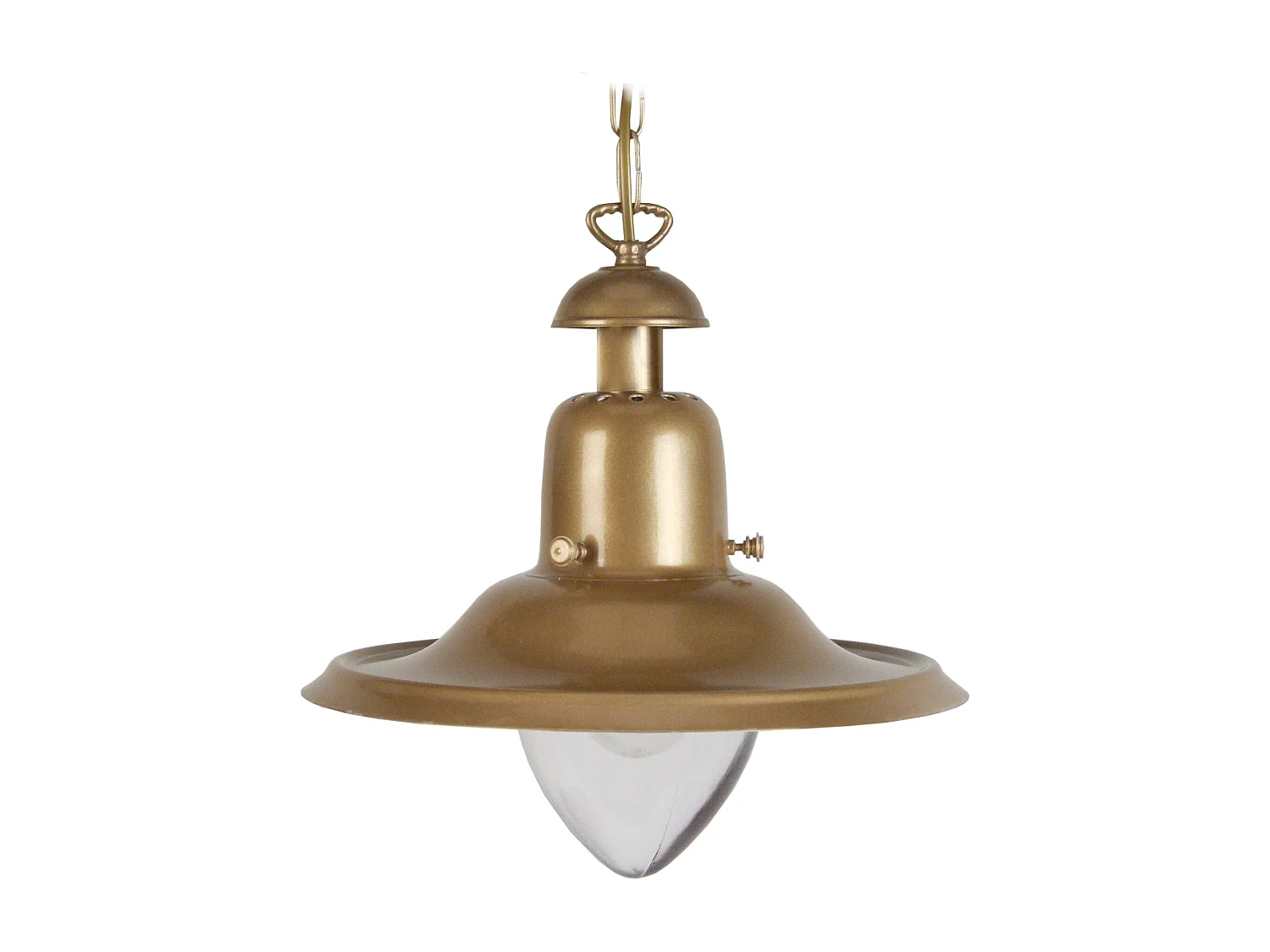 Suspension TOSEL ,métal,Doré ,H75xD30xP30cm