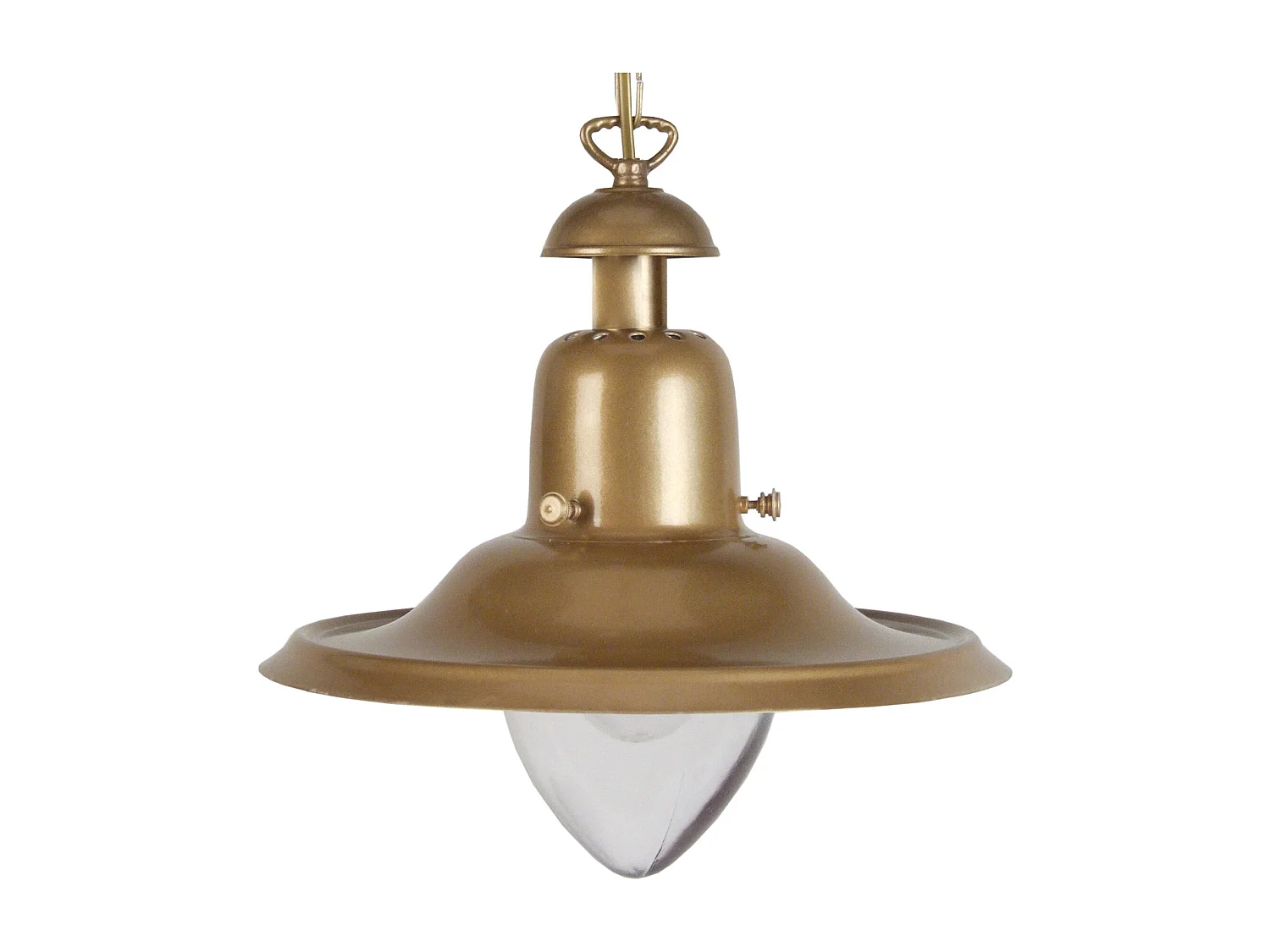 Suspension TOSEL ,métal,Doré ,H75xD30xP30cm