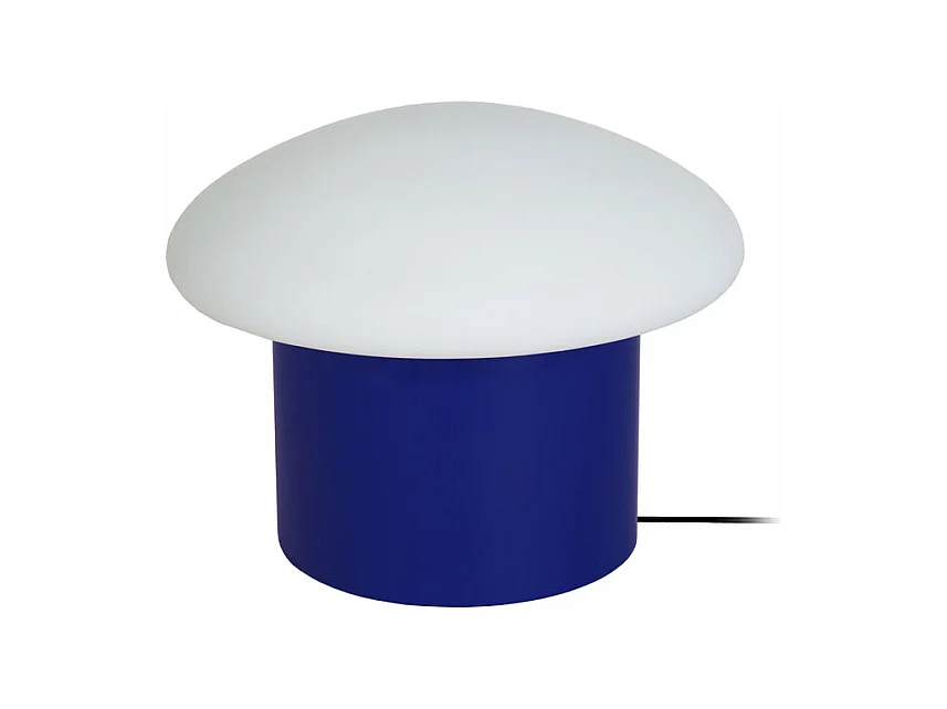 Lampe de chevet champignon métal  rouge 15 cm..