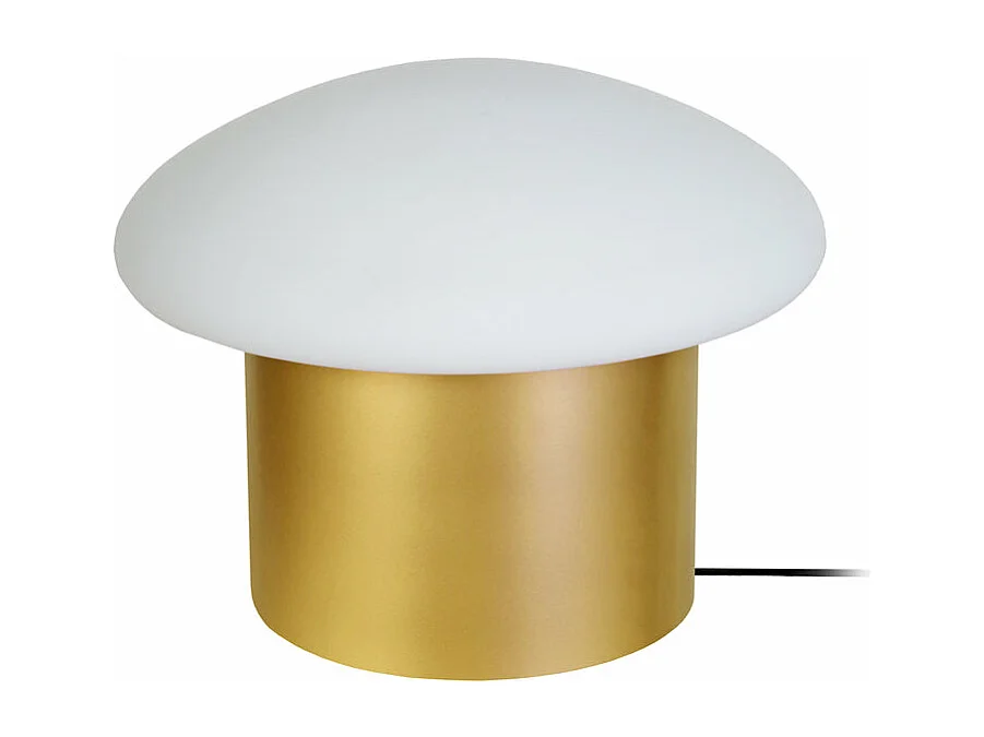 Lampe de chevet champignon métal  aluminium 15 cm..