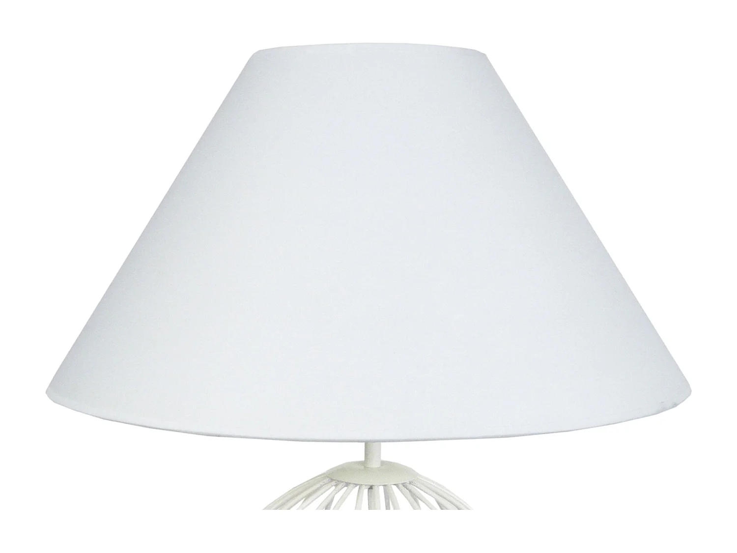 Abajur TOSEL VILI tecido coluna creme D30 x  H54  cm