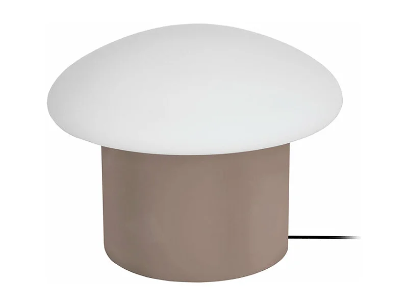 Lampe de chevet champignon métal  doré 15 cm..