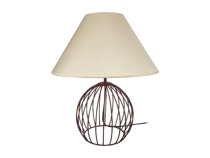 Lámpara de Salón TOSEL ,metal,Marrón,A44xD45xP45cm