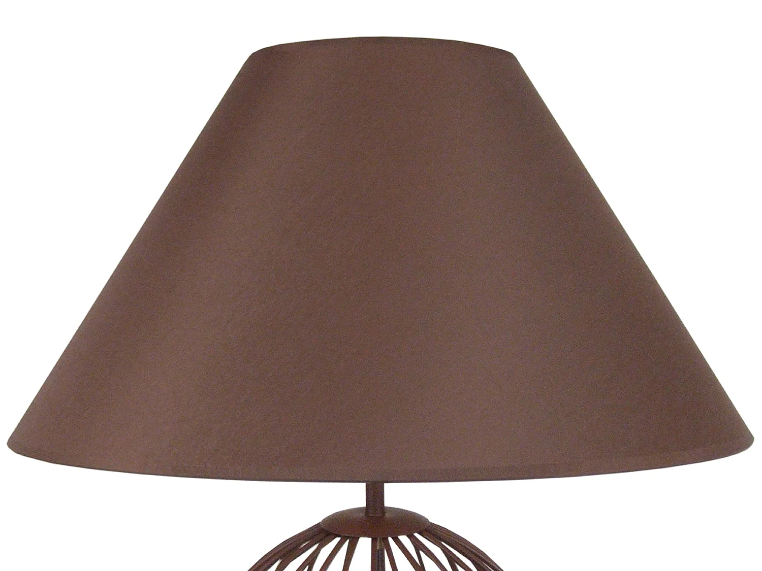 Lampe de Salon TOSEL ,métal,Marron,H44xD45xP45cm