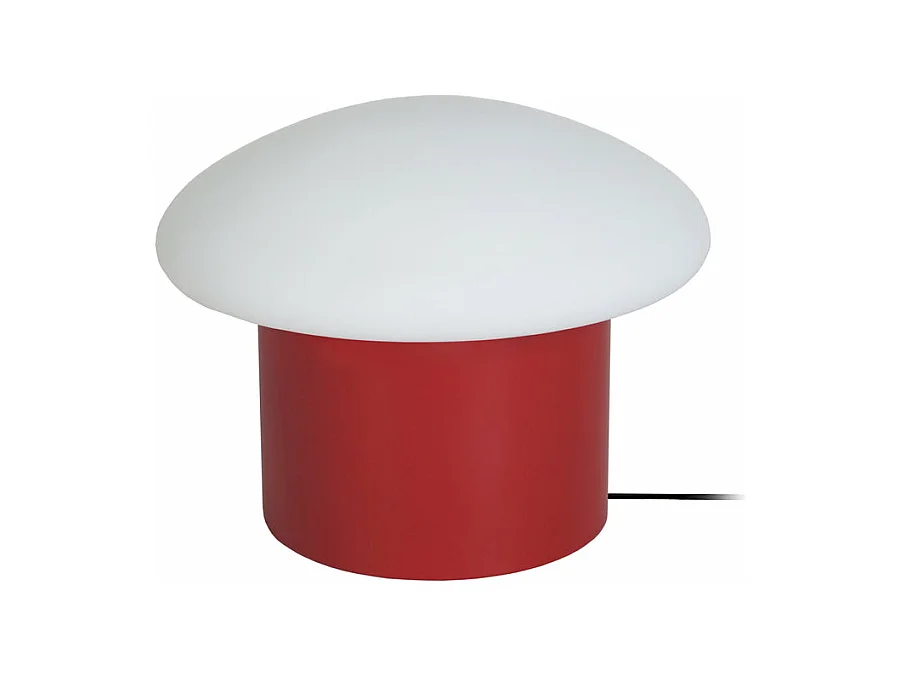 Lampe de chevet champignon métal  cuivre 15 cm..