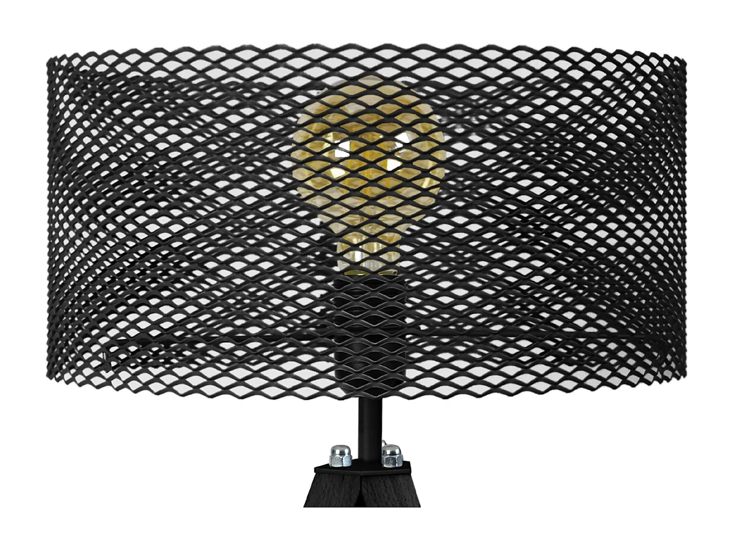 Lámpara de noche TOSEL ,madera,Negro ,A54xD30xP30cm